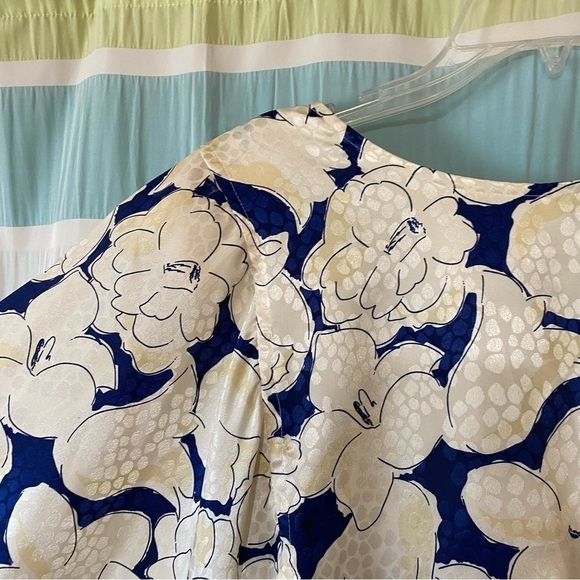 Vintage 1980’s Floral Mix Pattern Mini Dress Sz 16w - Picture 4 of 10